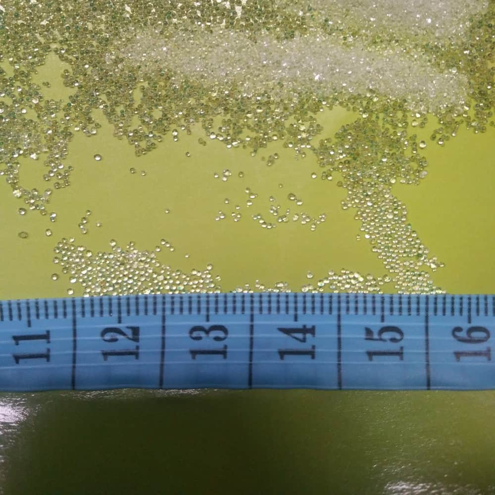 檢針的重力毯填充用玻璃珠0.8-1.2mm